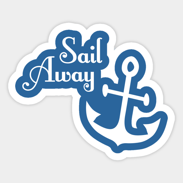Sail Away Sticker by Girona